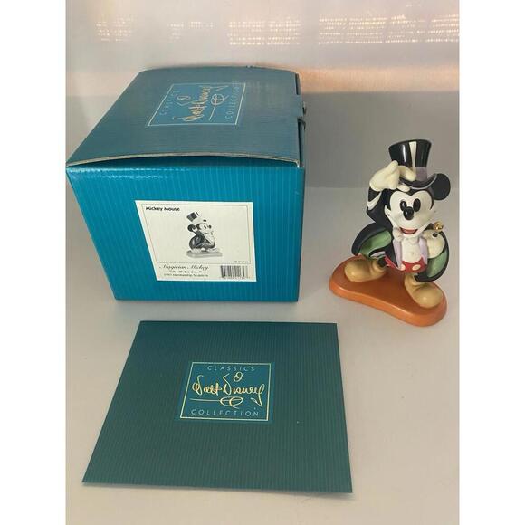 WDCC 1997 Membership MICKEY MOUSE Magician Mickey On With The Show w/BOX DISNEY